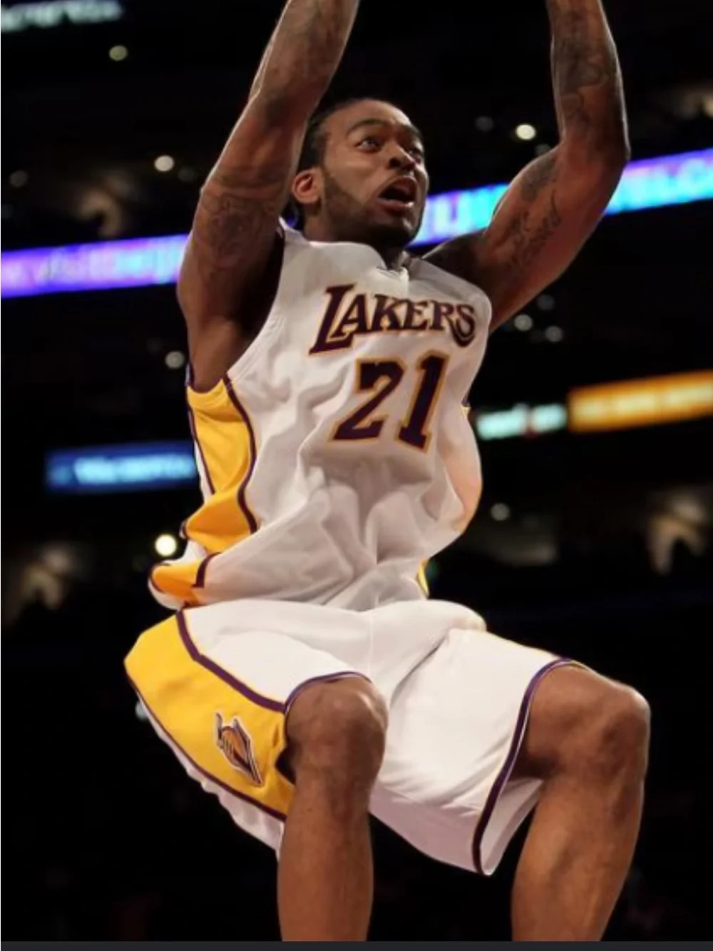 Adidas Los Angeles Lakers 2010 Game/Player Issue Shorts Basketball Men 2XL RARE